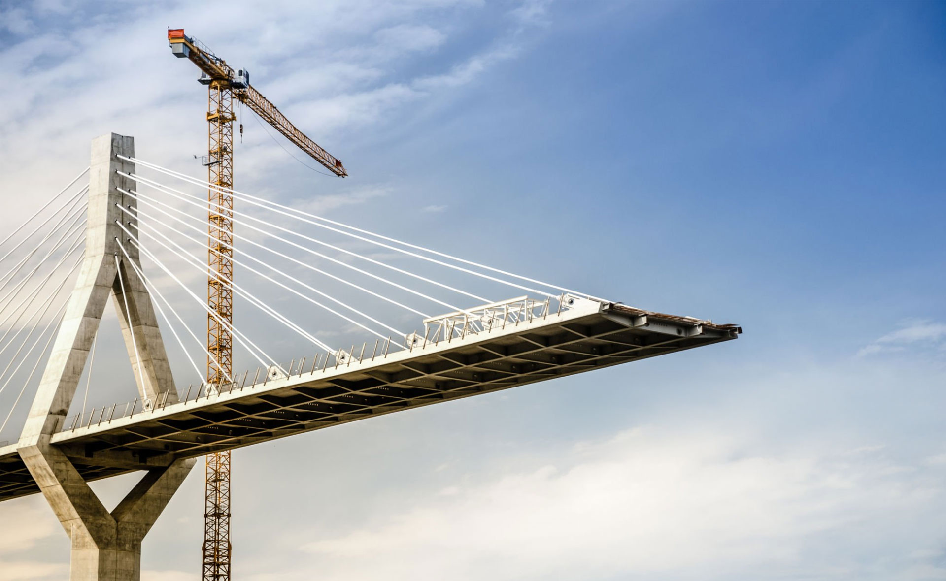 Engineer at construction site